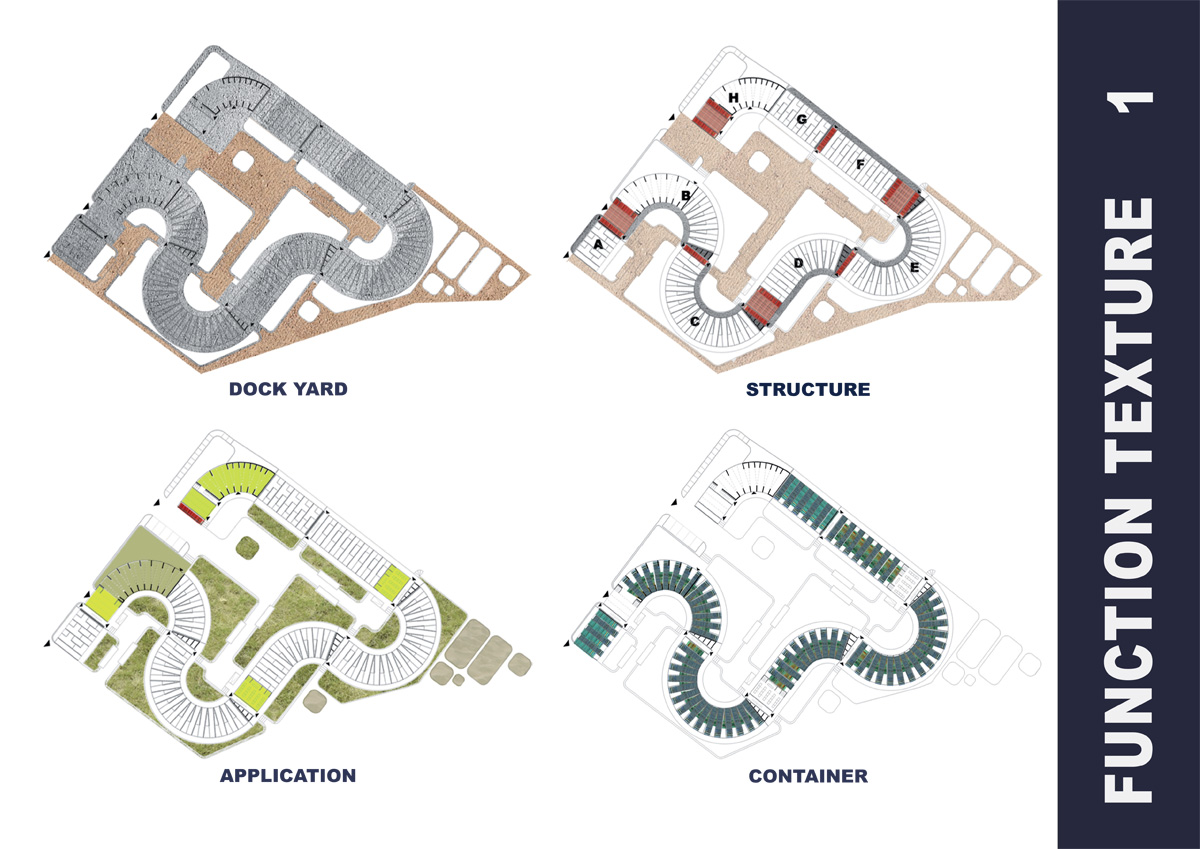 Wettbewerbsbeitrag Studentenwohnheim Berlin, Studentenwohnen in recyclten Containern